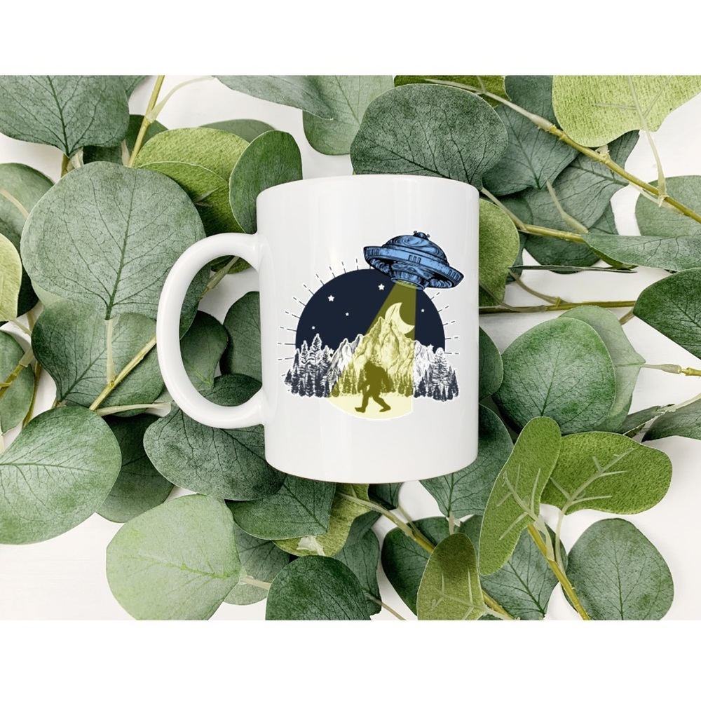 Custom Sublimated Bigfoot UFO 11oz Mug